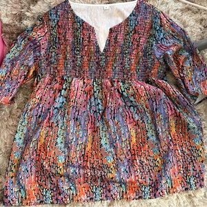 NWOT Multicolor Women's Top